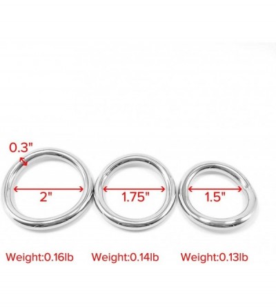 Penis Rings Stainless Steel Penis Male Cock Rings 3 Size for Choose 1.75 Inch - CM1983T437D $6.64