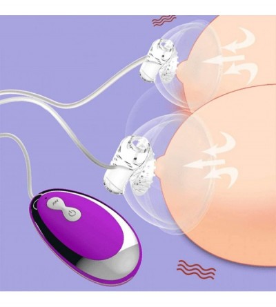 Pumps & Enlargers Remote Control 20 Speed Vibration Mode Nipple Sucker- Massage Toy- Powerful Breast Pump Sucking Cup for Wom...
