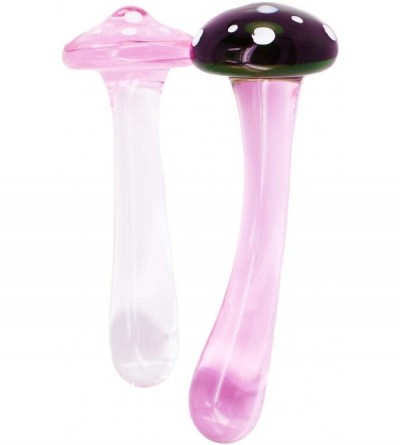 Anal Sex Toys AnalPlug Butt Plugs Trainer- Smooth Glass Mushroom Pleasure Wand for Beginner (Green) - Green - C519EMX80L4 $11.46