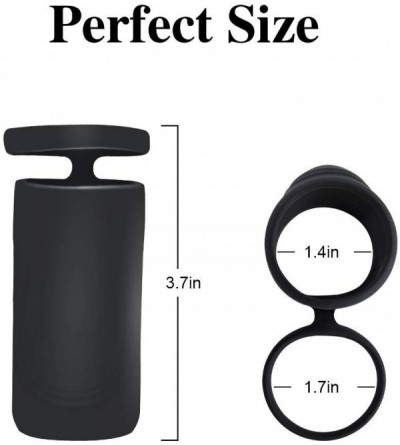 Penis Rings Silicone Penis Ring-Premium Three-Ring Design Cock Ring with Stretchy Longer Harder Strong Penis Sleeves Adult Se...
