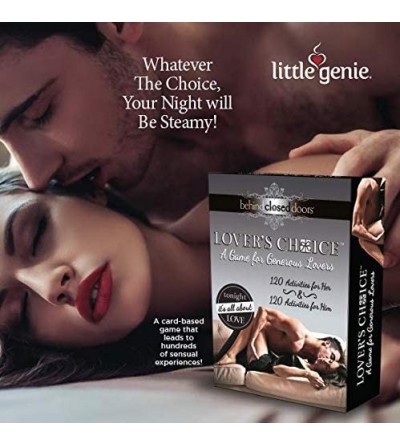 Novelties Lover's Choice Activity Game for Couples - Get Risqué or Simply Re-Ignite The Spark - Cards for Him & Her to Play O...