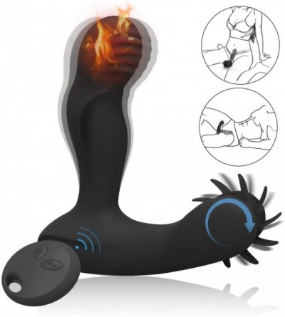 Anal Sex Toys 12 Modes Strong Vibrating Anal Butt Plugs Vibrator Prostate Massager Remote Control Dildo Vibrators Heating Ton...