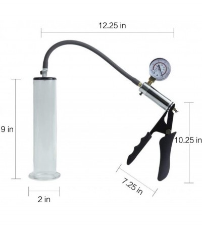 Pumps & Enlargers Endurance Penis Vacuum Pumping Set- 1.75" x 9" - Male Size Enlarger- Erection Device- Man Girth Extender- S...