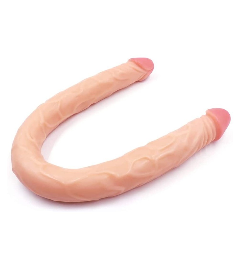 Dildos Flesh 22 Inch Long Double Dragon Toys for Lesbian- Lifelike Dillo Real Skin for Couple- Female Private Toys - C719C4MI...