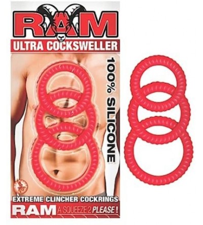 Penis Rings By Nasswalk Ram Ultra Cocksweller- Red - Red - CU11C60M90D $21.61
