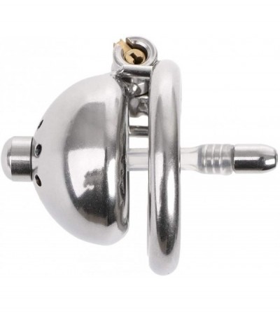 Chastity Devices 1PC Chaste Bird Stainless Steel Male Chastity Device Super Small Short Cock Cage - 50 - CB18L2UNM49 $29.22