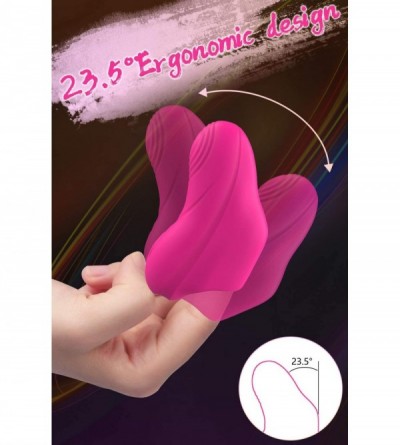 Vibrators G Spot Finger Vibrator Clitoris Stimulation for Women- Personal Clitoris Massager with 10 Intense Flapping Vibratio...