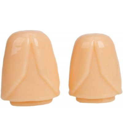 Pumps & Enlargers Crazy K&A 2pcs Soft Silicone Glans Sleeve Penis Extender Cock Ring for Male (Nude) - C611N8L6O0F $22.24