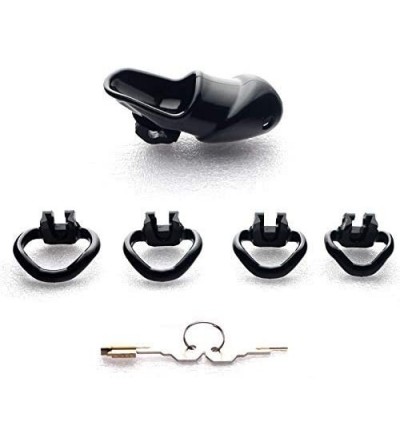 Chastity Devices Holy Trainer V3 Device Cage with 4 Size Massager Ring Belt Products - C718S9Y6A79 $36.42