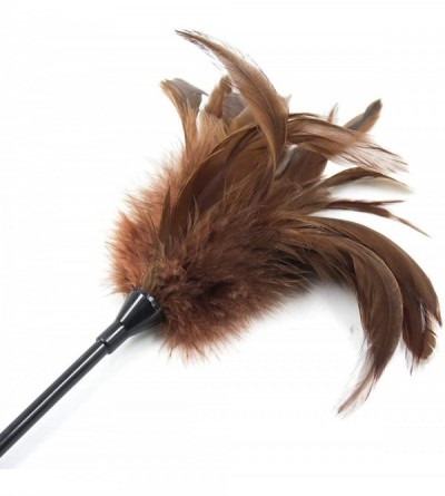 Paddles, Whips & Ticklers Leather feather teasing stick chicken feather spanking feather tempo furry stage prop performance -...
