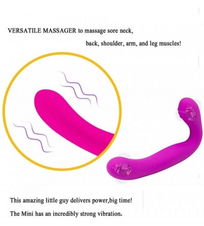 Vibrators Silicone Waterproof USB Rechargeable Design 30 Mode Hight Speeds Real Body Shaking Experience Massage Toy (Pink) - ...