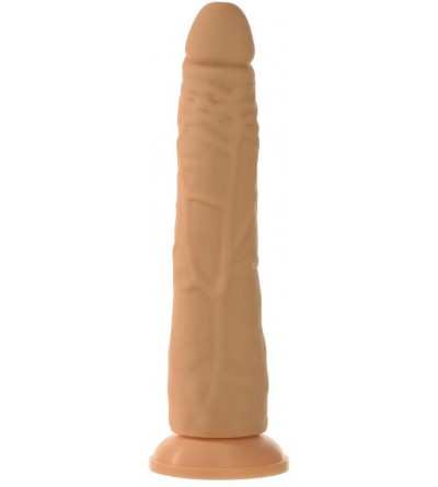 Dildos Naughty Cock 7.5" Slim Premium Silicone Realistic Suction Cup Dildo (Flesh) - Flesh - CG184CUNU5K $13.98