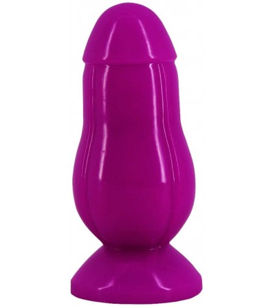 Anal Sex Toys Anal Plug Sex Toys Strong Suction Cup Hand-Free Women Men Masturbation Couple Flirt Tools(Purple) - Purple - CL...