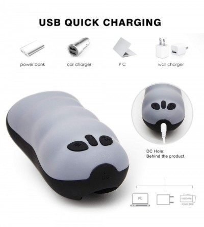 Male Masturbators USB Rechargeable Automatic Piston Telescopic Rotation Handsfree 10 Modes 10 Speeds Sleeve Stroker Men Oral ...