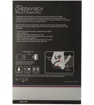 Vibrators Cheeky Boy 7- Black - CF11DN90U9N $65.14