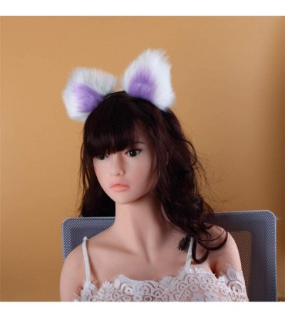 Anal Sex Toys Tail Ear Plùg Kit Collar Bell Fox Bùtt 7 Multicolored Anime Rivet Leather Stainless Headband Plush Cosplay Maid...