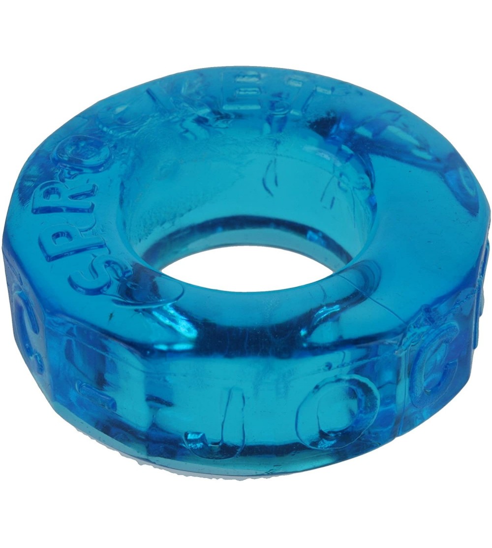 Penis Rings Sprocket Cock Ring (Jumbo Super Stretchy Version of Screwballs Cockring) (Ice Blue) - Ice Blue - CL11IHW4EE3 $34.33