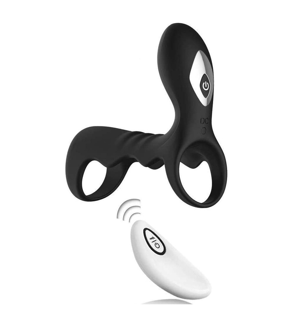 Penis Rings Vibrating Cock Ring Multiple Vibration Speed Boyfriend Bed Geek Víbe Ring for Couples Reliable Make Sex Fun Male ...