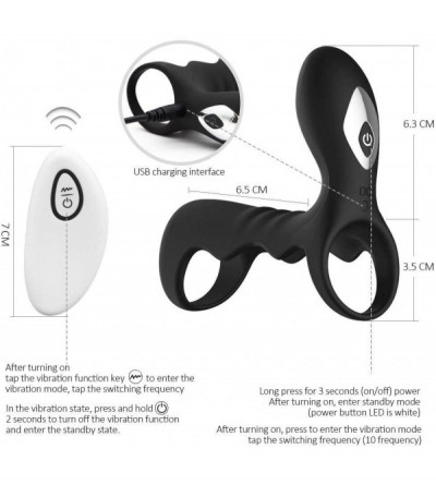 Penis Rings Vibrating Cock Ring Multiple Vibration Speed Boyfriend Bed Geek Víbe Ring for Couples Reliable Make Sex Fun Male ...