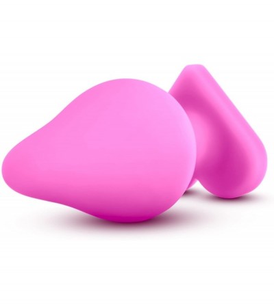 Anal Sex Toys Naughty Candy Heart Be Mine - Silicone Satin Smooth Heart Shape Base Anal Butt Plug Sex Toy for Men & Women - P...