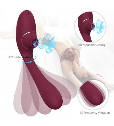 Vibrators Her Cli torial Sucking Strong Sucker for Women Stimulation Rechargeable Adullt Toys for Female Suction O.RAL Six En...
