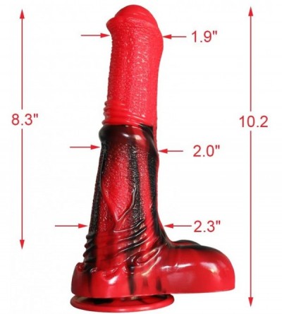 Dildos Silicone House Dildo with Suction Cup for Hands-Free Play- Flexible Anal Plug Penis for Vaginal G-Spot Female Male Mas...