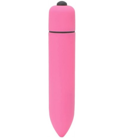 Vibrators Waterproof Mini Powerful Bullet Shape Vibranting Massāger Female Adūlt sēx Toy - Rose Red - CH1940246RM $17.20