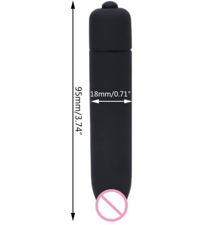 Vibrators Waterproof Mini Powerful Bullet Shape Vibranting Massāger Female Adūlt sēx Toy - Rose Red - CH1940246RM $17.20