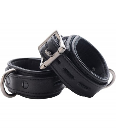 Restraints Luxury Locking Ankle Cuffs - LOCKING ANKLE CUFFS - C212C6BEKXF $77.54