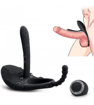 Penis Rings Sexy Toystory for Adults Men Full Silicone Vibrating Cock Ring - Waterproof Rechargeable Penis Ring Vibrator - Se...