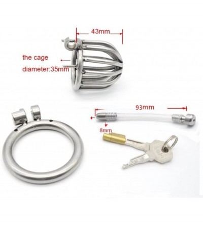 Chastity Devices Male Chastity Cage Device (40mm Ring) 134 - CW12MYO87IJ $22.96