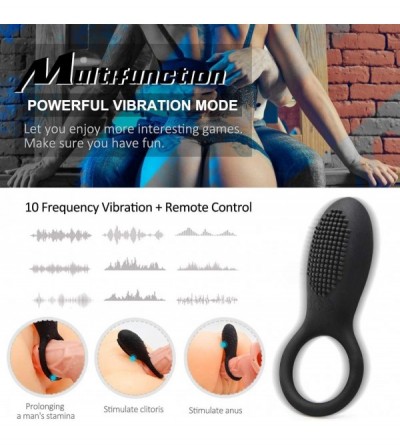 Penis Rings Cook Rings for Men Waterproof Soft Adullt Toy Six Toyssex Multi speeds Frequency USB Rechargeable COckríng Vibrit...