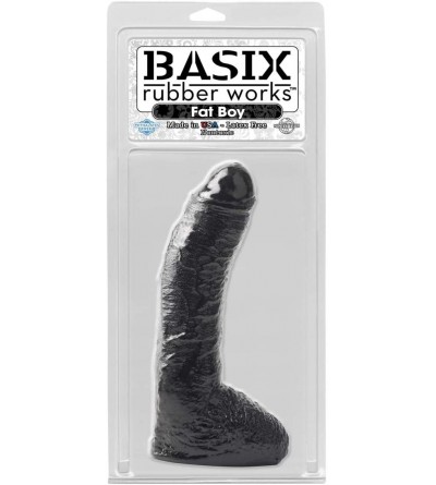 Dildos Rubber Works 8" Fat Boy Dong- Black - CY112E32RIV $46.55