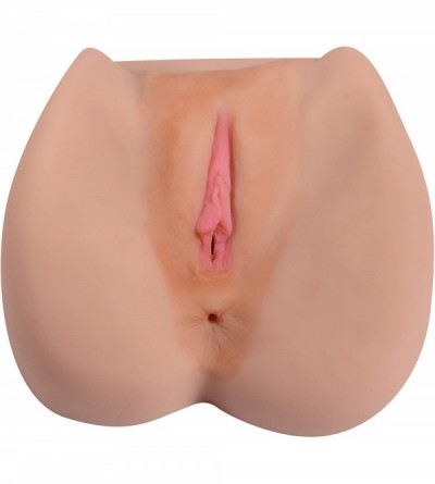 Male Masturbators 3D Lifelike Tight Vagina & Anus Masturbator Ass- Pussy Anal Sex Doll for Male Masturbator - CR19KG8THDD $45.88