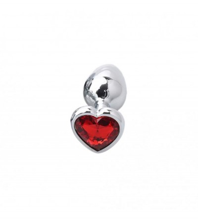 Anal Sex Toys Amal Plug Heart Shape Six-Toys for Men Women Beginners- 3 Sizes - Red - CP18YE40TQ9 $9.69
