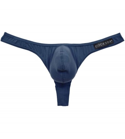 Dildos Sexy Men's Underwear Thong - Navy - CQ19ECQG6SX $48.42