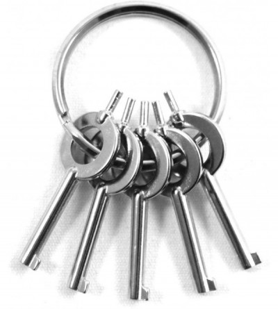 Restraints AHSK-5 American Universal Handcuff Keys- Silver- 5 Pack - CB115H0WSHN $22.67