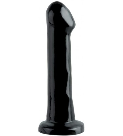 Dildos Rubber Works 6.5-Inch Suction Cup Dong- Black - CO11274J0BT $26.58