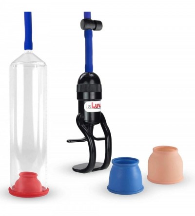 Pumps & Enlargers Vacuum Pump Slippery Silicone Hose Z-Grip Bundle with 3 SiZes Silicone Sleeves - C8125RGCTPR $40.93