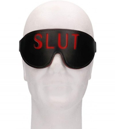 Blindfolds Blindfold - Slut - Black - CE18X46WI9N $26.29