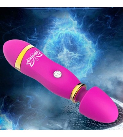 Chastity Devices Safe 12 Speed G-Spot Vibrator Erotic Vagina Clitoris Stimulator Women AV Stick - Rose Red USB Charging - Whi...