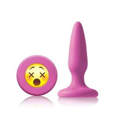 Anal Sex Toys Mojis Mini Butt Plug with Emoji Face (Pink WTF) - Pink Wtf - CO18DCUAH8T $21.16