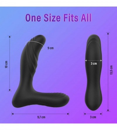 Anal Sex Toys Anal Vibrator Prostate Massager with Finger Motion Technology 10 Vibration Modes- Male P Spot Massager G Spot S...