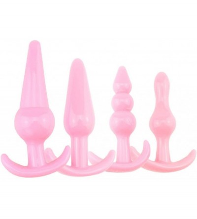 Anal Sex Toys Sexy Toys 4PCS Anal Plug Set Medical Silicone Sensuality Anal Toys - CL18N6OK060 $8.21