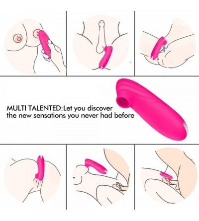 Vibrators Clitoral Sucking Vibrator Stimulation with 10 Suction Modes-Waterproof Rechargeable Quiet 2 in 1 Clitoris Nipples S...