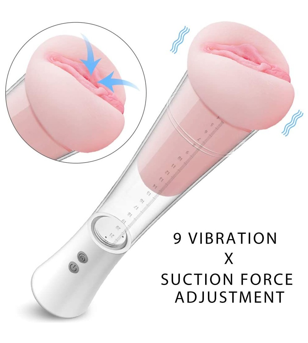 Male Masturbators Automatical Piston Telescopic Rotation Handsfree 8 Patterns Vagina and Mouth Simulation Sleeve Stroker Men ...