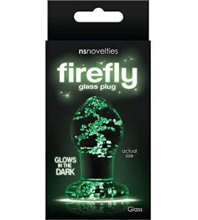 Anal Sex Toys Firefly Glass Plug Medium- Clear- Clear - CY186K2EACS $16.23
