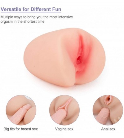 Male Masturbators Male Masturbator Sex Toys Realistic Lifelike Sex Doll Pussy Ass Men w/Heating Rod for Anal Breast Vagina Se...