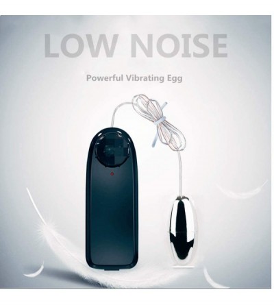 Vibrators Vibrating Egg Waterproof Stainless Steel Jump Eggs Massager Muscle Exercises for Men Women - C418GO0YC8H $11.44