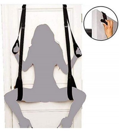Sex Furniture Door Swing- Toys for Couples Hanging Love Swing Equipment- Comfortable Strong Nylon - CV19D3R6DDQ $22.48